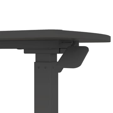 Skrivbord Ergo med ett ben 70x40x67,5-106 cm manuell - svart - Möbler - Bord & matgrupper - Kontorsbord - Skrivbord - Höj och sänkbart skrivbord