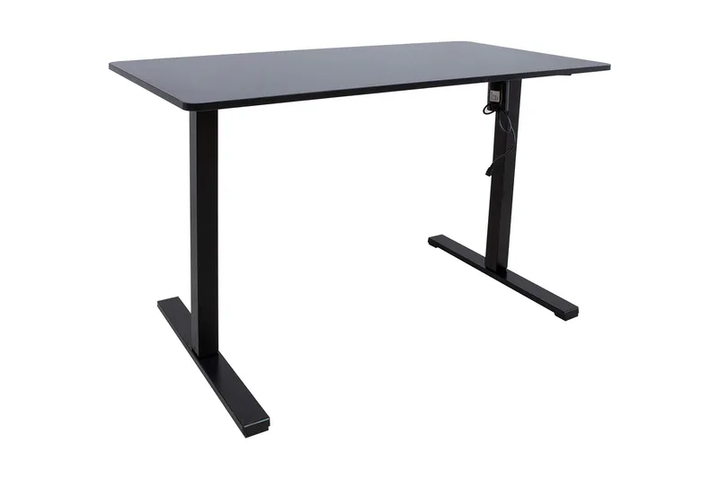Skrivbord Ergo Optimal med motor 120x60 cm Svart, undefined