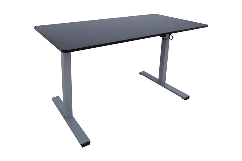 Skrivbord Ergo Optimal med motor 120x60 cm Svart/Grå - Skrivbord