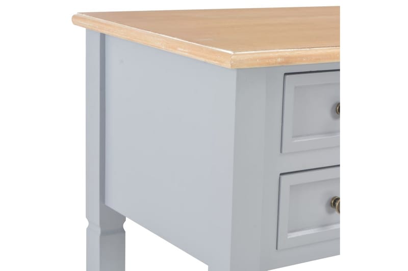 Skrivbord grå 109,5x45x77,5 cm trä - Grå - Möbler - Bord & matgrupper - Kontorsbord - Skrivbord