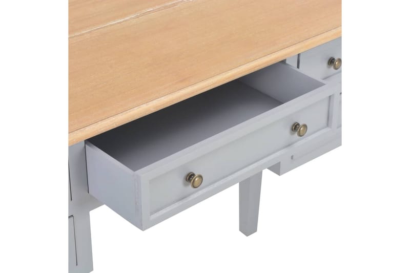 Skrivbord grå 109,5x45x77,5 cm trä - Grå - Möbler - Bord & matgrupper - Kontorsbord - Skrivbord