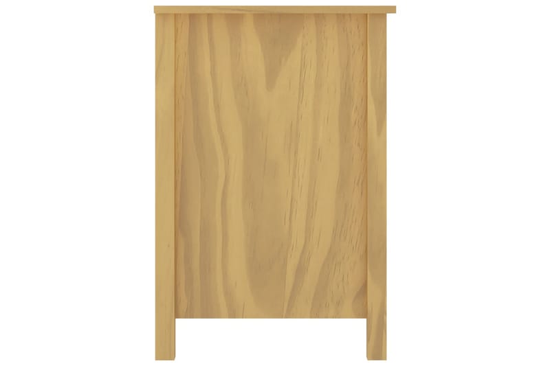 Skrivbord Hill Range med 3 lådor 120x50x74 cm massiv furu - Brun - Möbler - Bord & matgrupper - Kontorsbord - Skrivbord