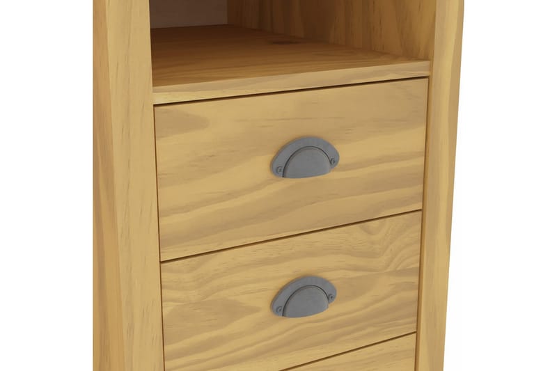 Skrivbord Hill Range med 3 lådor 120x50x74 cm massiv furu - Brun - Möbler - Bord & matgrupper - Kontorsbord - Skrivbord