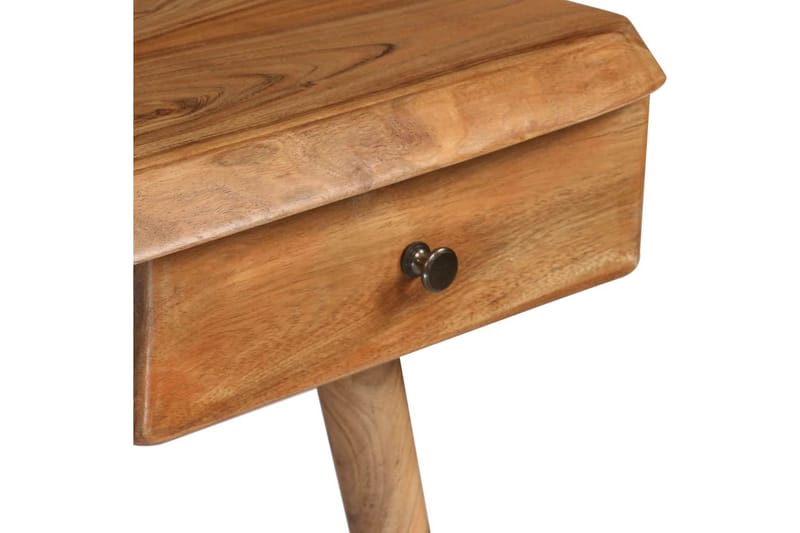 Skrivbord massivt akaciaträ 110x50x76 cm - Brun - Möbler - Bord & matgrupper - Kontorsbord - Skrivbord