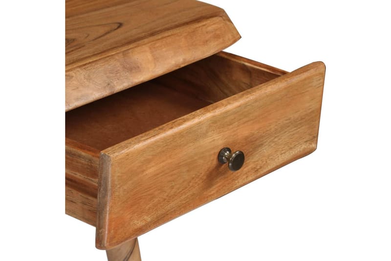 Skrivbord massivt akaciaträ 110x50x76 cm - Brun - Möbler - Bord & matgrupper - Kontorsbord - Skrivbord