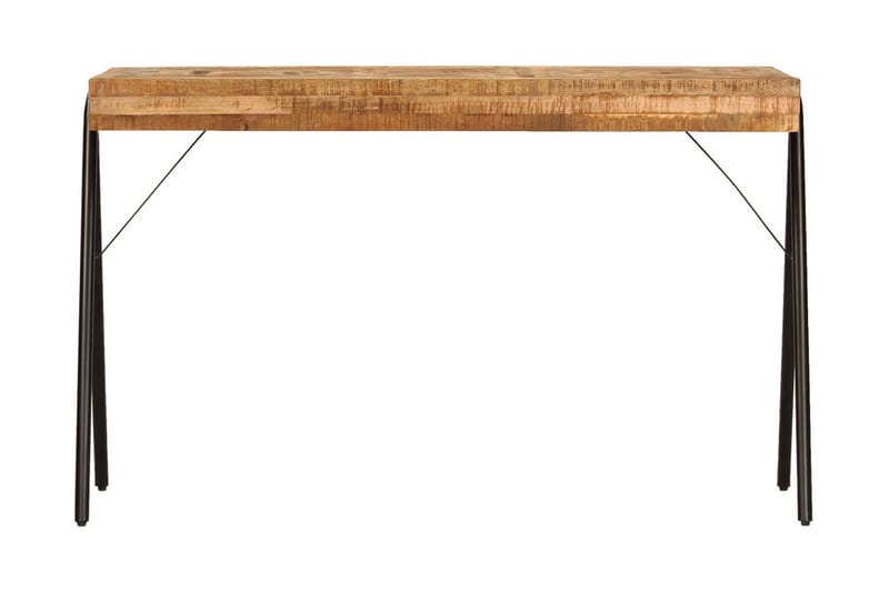 Skrivbord massivt mangoträ 118x50x75 cm - Brun - Skrivbord