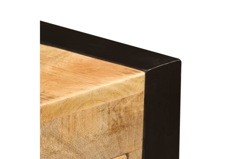 Skrivbord med 2 lådor 110x50x77 cm massivt mangoträ - Brun - Skrivbord