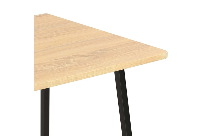 Skrivbord med hyllenhet svart och ek 102x50x117 cm - Svart - Skrivbord