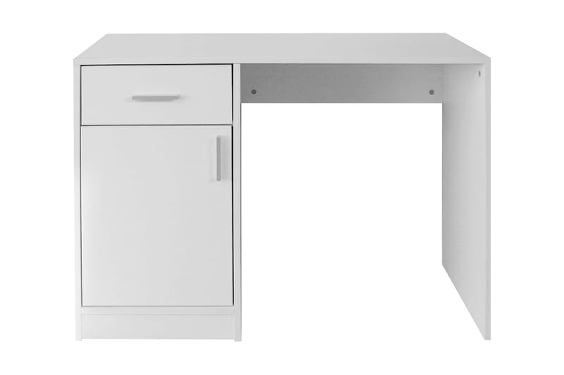 Skrivbord med låda och skåp vit 100x40x73 cm - Vit - Möbler - Bord & matgrupper - Kontorsbord - Skrivbord