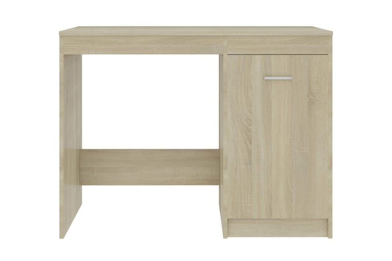 Skrivbord sonoma-ek 100x50x76 cm spånskiva - Brun - Möbler - Bord & matgrupper - Kontorsbord - Skrivbord