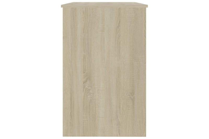 Skrivbord sonoma-ek 100x50x76 cm spånskiva - Brun - Möbler - Bord & matgrupper - Kontorsbord - Skrivbord