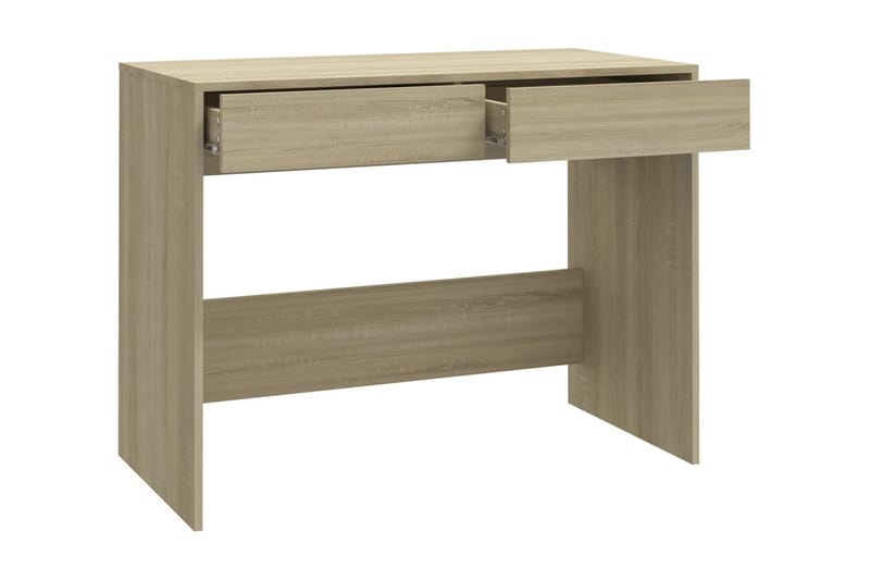 Skrivbord sonoma-ek 101x50x76,5 cm spånskiva - Beige - Möbler - Bord & matgrupper - Kontorsbord - Skrivbord