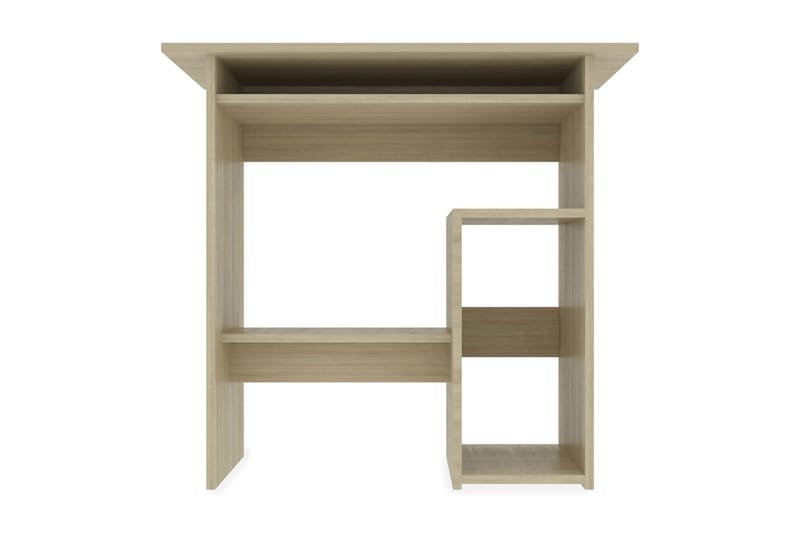 Skrivbord sonoma-ek 80x45x74 cm spånskiva - Brun - Möbler - Bord & matgrupper - Kontorsbord - Skrivbord