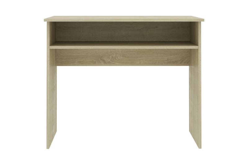 Skrivbord sonoma-ek 90x50x74 cm spånskiva - Brun - Möbler - Bord & matgrupper - Kontorsbord - Skrivbord