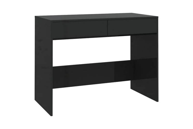 Skrivbord svart 101x50x76,5 cm spånskiva - Svart - Möbler - Bord & matgrupper - Kontorsbord - Skrivbord