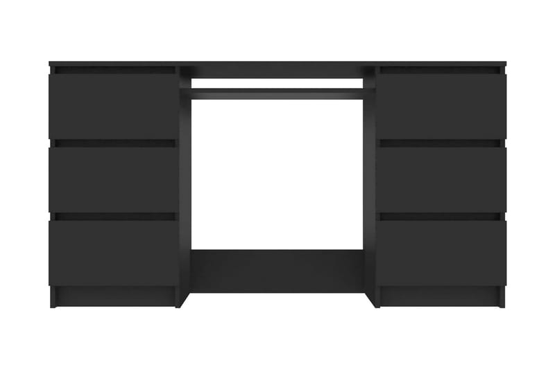 Skrivbord svart 140x50x77 cm spånskiva - Svart - Möbler - Bord & matgrupper - Kontorsbord - Skrivbord