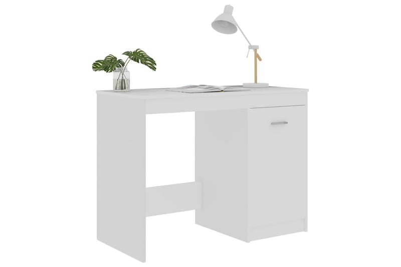 Skrivbord vit 100x50x76 cm spånskiva - Vit - Möbler - Bord & matgrupper - Kontorsbord - Skrivbord