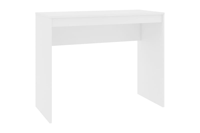 Skrivbord vit 90x40x72 cm spånskiva - Vit - Skrivbord