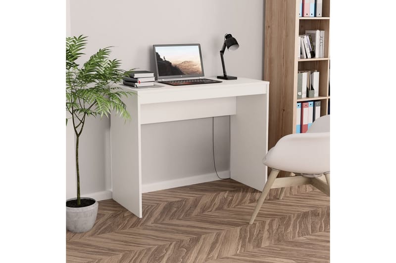 Skrivbord vit 90x40x72 cm spånskiva - Vit - Möbler - Bord & matgrupper - Kontorsbord - Skrivbord