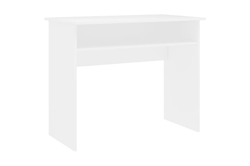 Skrivbord vit 90x50x74 cm spånskiva - Vit - Skrivbord