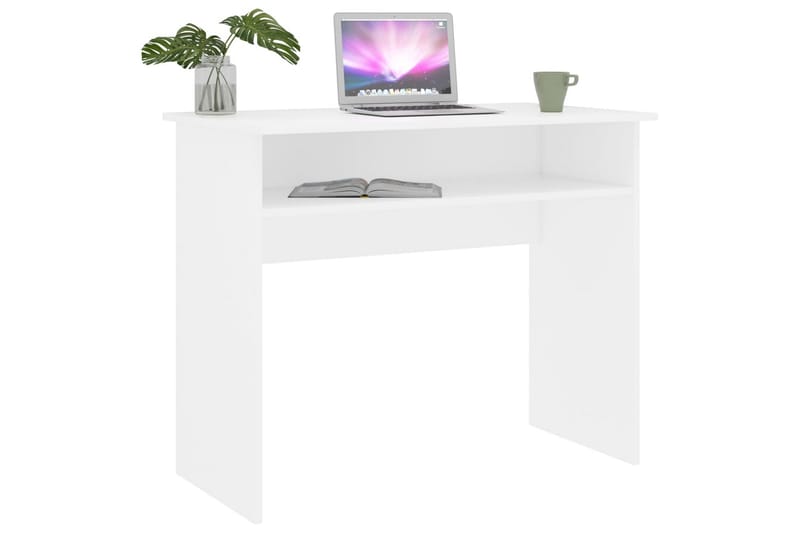 Skrivbord vit 90x50x74 cm spånskiva - Vit - Möbler - Bord & matgrupper - Kontorsbord - Skrivbord