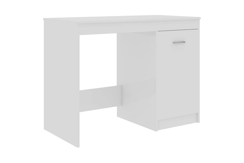 Skrivbord vit högglans 100x50x76 cm spånskiva - Vit - Möbler - Bord & matgrupper - Kontorsbord - Skrivbord