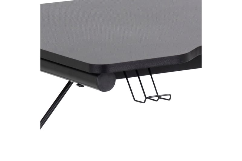Starner Skrivbord 100 cm med Mughållare + Headsethållare - Svart/Matt Svart - Möbler - Bord & matgrupper - Kontorsbord - Skrivbord
