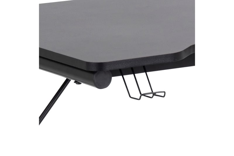 Starner Skrivbord 100 cm med Mughållare + Headsethållare - Svart/Matt Svart - Möbler - Bord & matgrupper - Kontorsbord - Skrivbord