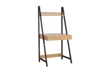 Stepan Skrivbord 74 cm med Förvaring Hylla - Brun/Trä/Natur - Möbler - Bord & matgrupper - Kontorsbord - Skrivbord
