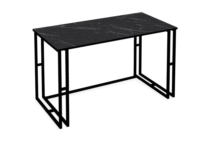 Stodene Skrivbord 120 cm Marmormönster - Svart - Möbler - Bord & matgrupper - Kontorsbord - Skrivbord