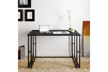 Stodene Skrivbord 120 cm Marmormönster - Svart - Möbler - Bord & matgrupper - Kontorsbord - Skrivbord