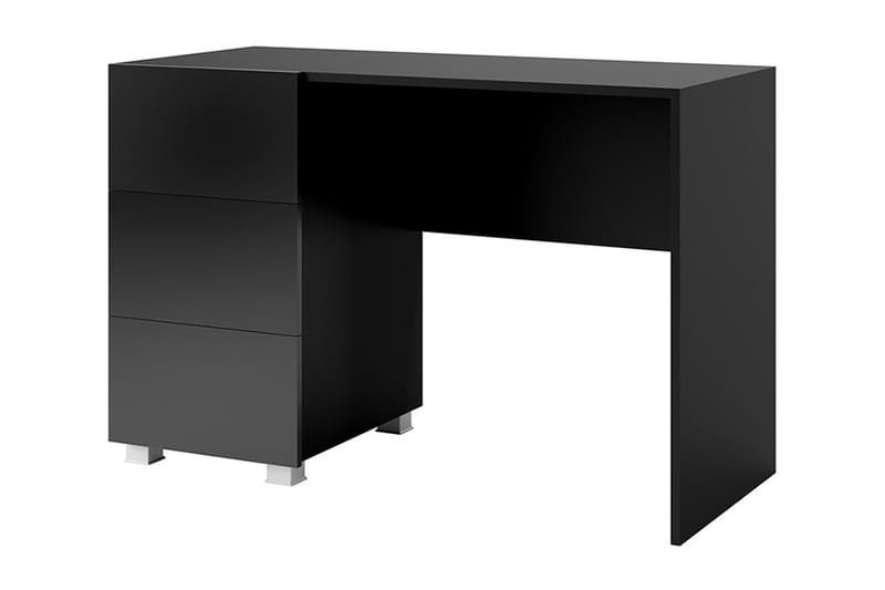 Tessan Skrivbord 110 cm med Förvaring - Svart - Skrivbord