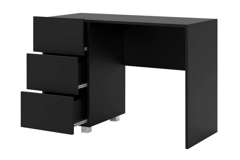 Tessan Skrivbord 110 cm med Förvaring - Svart - Möbler - Bord & matgrupper - Kontorsbord - Skrivbord