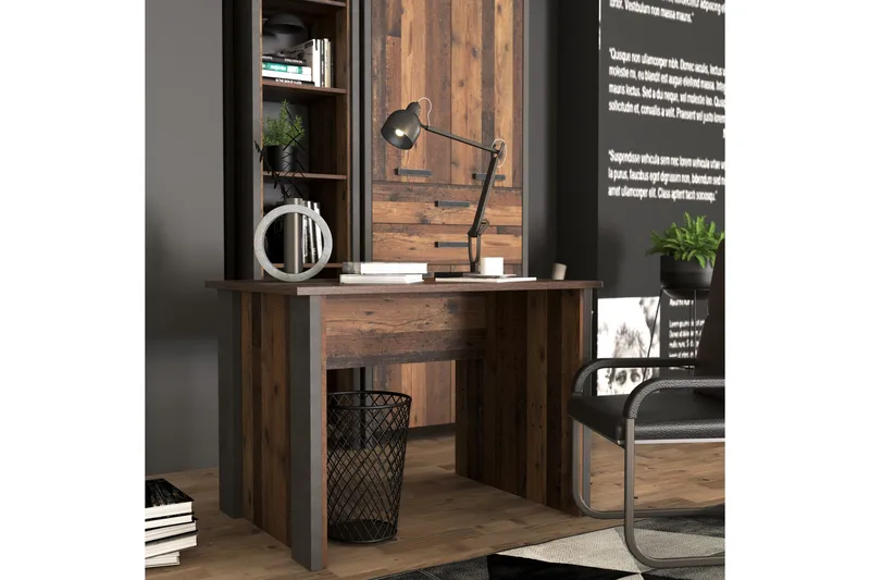 Torelles Skrivbord 103 cm - Brun/Grå - Möbler - Bord & matgrupper - Kontorsbord - Skrivbord