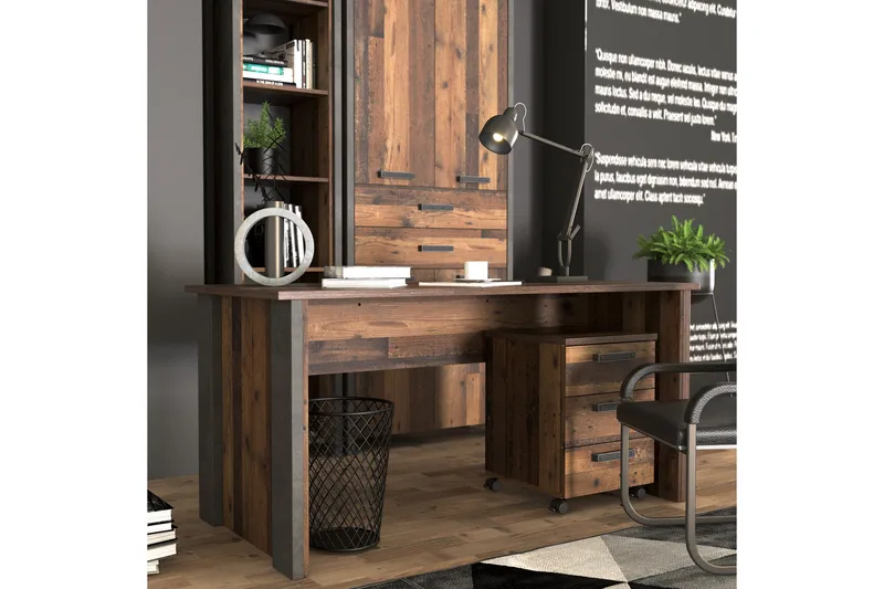 Torelles Skrivbord 153 cm - Brun/Grå - Möbler - Bord & matgrupper - Kontorsbord - Skrivbord