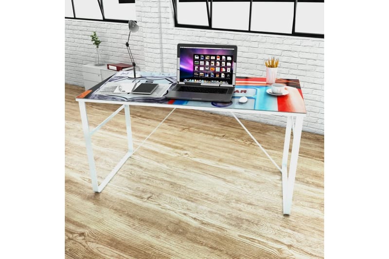 Unikt rektangulärt skrivbord - Flerfärgad - Skrivbord