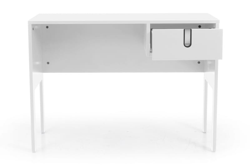 Uno Skrivbord 105 cm med Förvaring Låda Vit - Tenzo - Skrivbord
