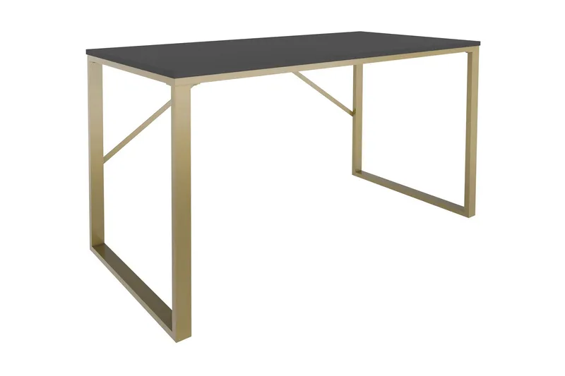 Vinresk Skrivbord 60x74x120 cm - Guld/Antracit - Möbler - Bord & matgrupper - Kontorsbord - Skrivbord