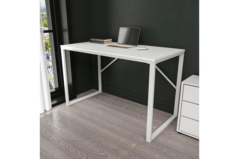 Vinresk Skrivbord 60x74x120 cm - Vit - Möbler - Bord & matgrupper - Kontorsbord - Skrivbord