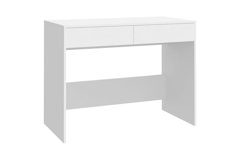 Skrivbord vit 101x50x76,5 cm spånskiva - Vit - Möbler - Bord & matgrupper - Kontorsbord - Skrivbord