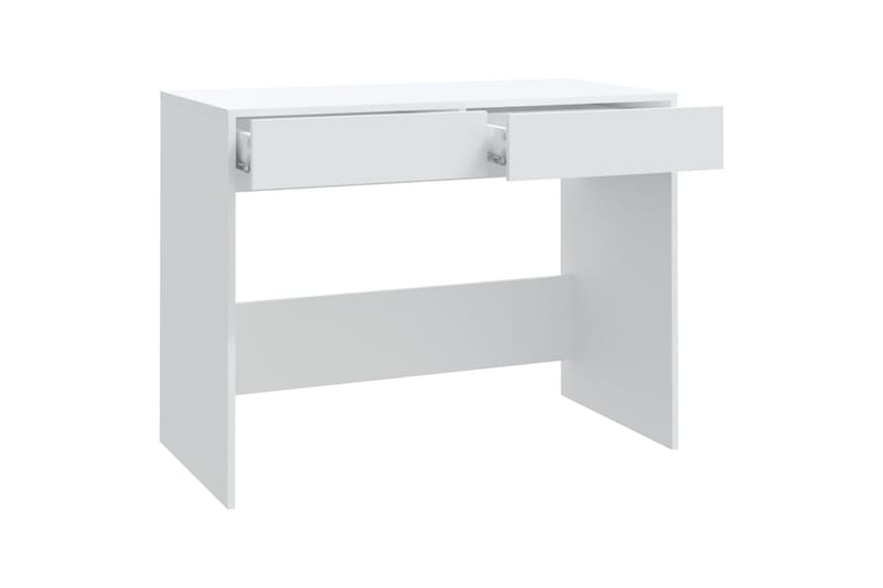 Skrivbord vit 101x50x76,5 cm spånskiva - Vit - Möbler - Bord & matgrupper - Kontorsbord - Skrivbord