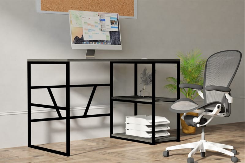 Warne Skrivbord 120 cm - Antracit - Möbler - Bord & matgrupper - Kontorsbord - Skrivbord