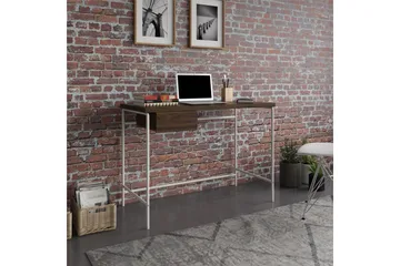 Webster Skrivbord 107 cm med Förvaring Låda Valnötsbrun - Novogratz - Möbler - Bord & matgrupper - Kontorsbord - Skrivbord