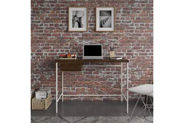 Webster Skrivbord 107 cm med Förvaring Låda Valnötsbrun - Novogratz - Möbler - Bord & matgrupper - Kontorsbord - Skrivbord