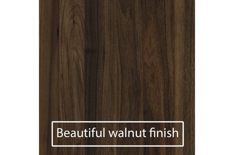 Webster Skrivbord 107 cm med Förvaring Låda Valnötsbrun - Novogratz - Möbler - Bord & matgrupper - Kontorsbord - Skrivbord