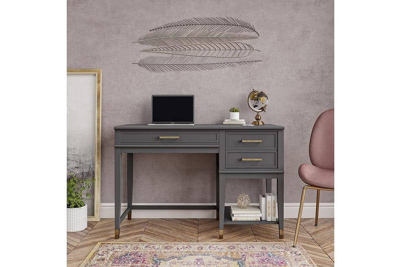 Westerleigh Höj-och Sänkbart Skrivbord 116 cm Förvaring Lådo - CosmoLiving - Möbler - Bord & matgrupper - Kontorsbord - Skrivbord - Höj och sänkbart skrivbord