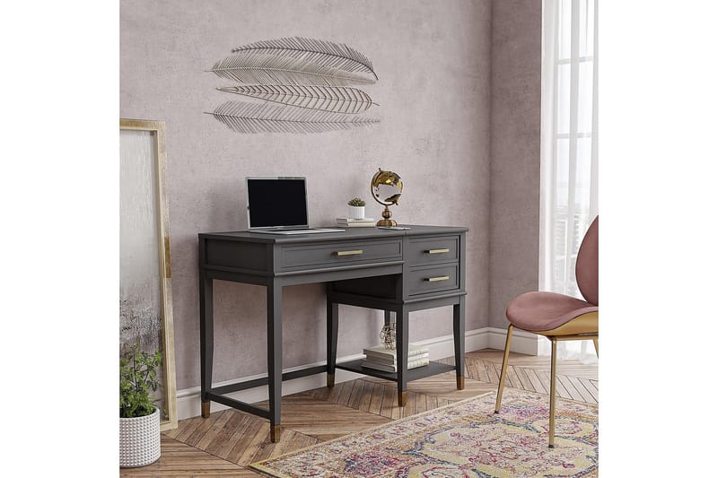Westerleigh Höj-och Sänkbart Skrivbord 116 cm Förvaring Lådo - CosmoLiving - Möbler - Bord & matgrupper - Kontorsbord - Skrivbord - Höj och sänkbart skrivbord