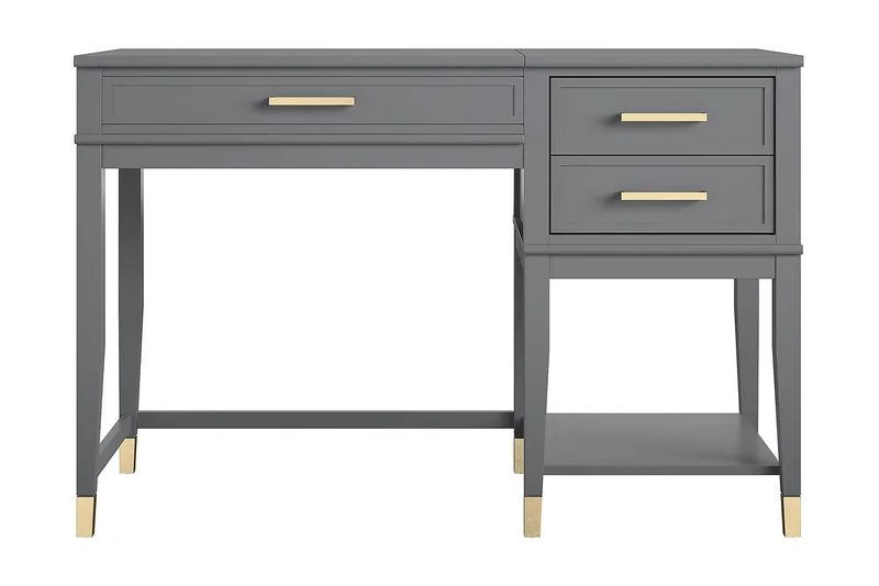 Westerleigh Höj-och Sänkbart Skrivbord 116 cm Förvaring Lådo, CosmoLiving