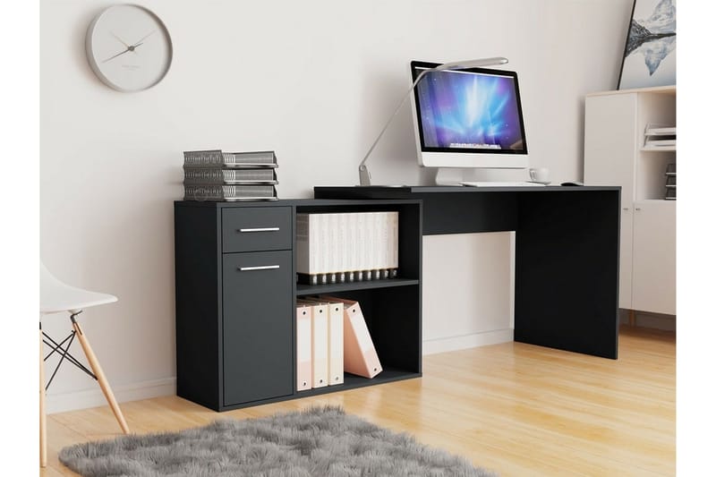 Wickston Skrivbord 120 cm - Antracit - Möbler - Bord & matgrupper - Kontorsbord - Skrivbord