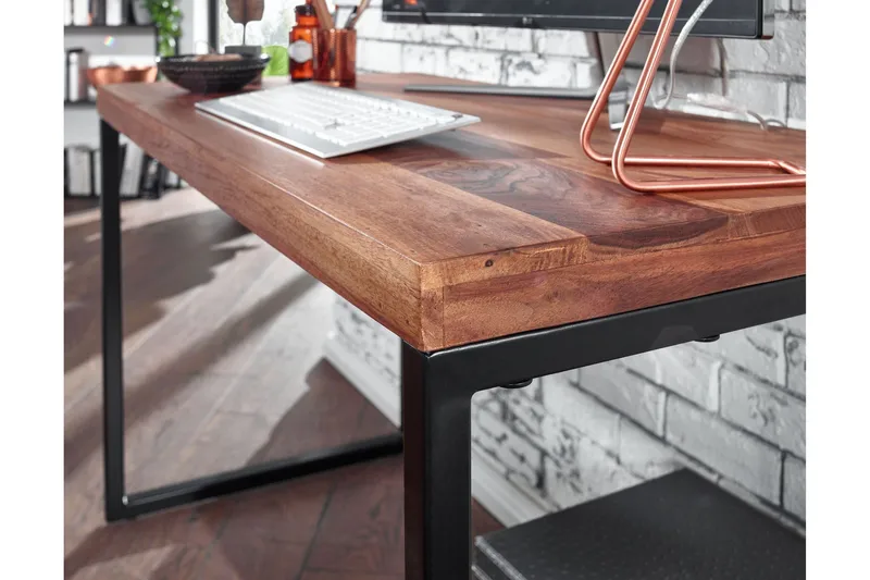 Wilhem Skrivbord 117 cm Rektangulär - Natur - Möbler - Bord & matgrupper - Kontorsbord - Skrivbord